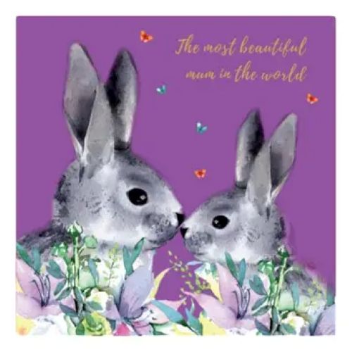 Mum Card Mother's Day with Gold Foil Writing
