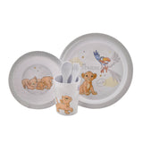 MAGICAL BEGINNINGS 5 PIECE MELAMINE CROCKERY SET - SIMBA Sajaroo Gifts