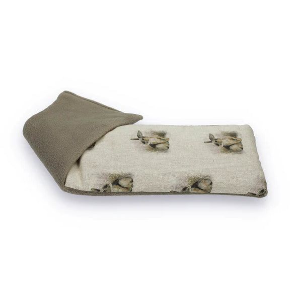 The Wheat Bag Company Duo Fabric Rabbit - UNSCENTED Wheat Bag Sajaroo Gifts