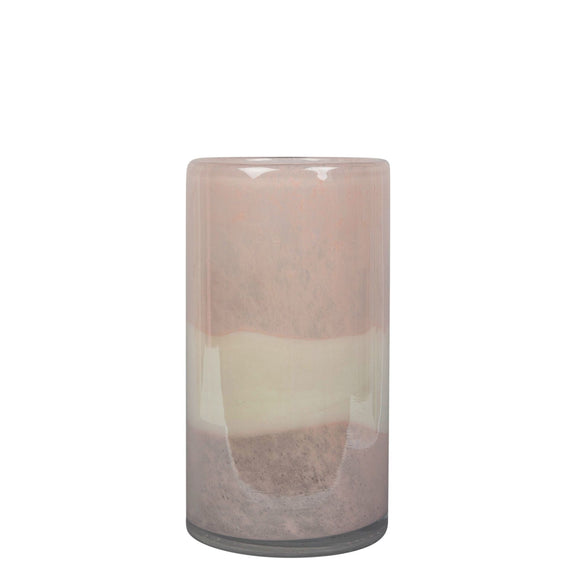OBJETS D''ART MEDIUM NEUTRAL GLASS VASE Sajaroo Gifts