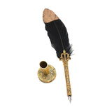 FEATHER QUILL PEN SET Sajaroo Gifts