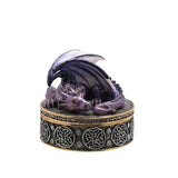 Stunning Gothic Purple Dragon Jewellery Box
