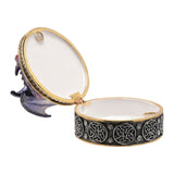 Stunning Gothic Purple Dragon Jewellery Box