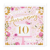 Whistlefish - Milestone Wedding Anniversary Greetings Card
