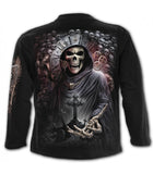 SPIRAL REAPER TIME - Gothic long sleeve t-shirt