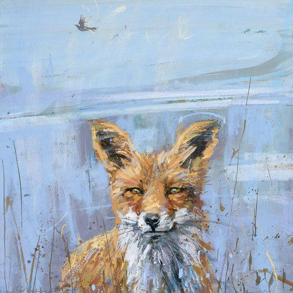 The Skylark & The Fox Art Greetings Card