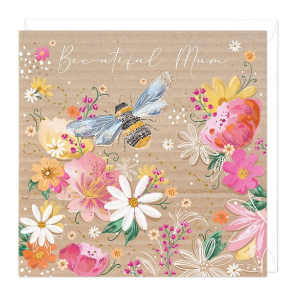 Beeutiful Mum Greetings Card
