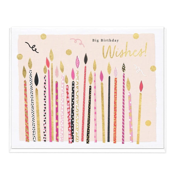 Whistlefish - Big Birthday Wishes -  Birthday Large Greetings  Card