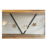 Neutral Reindeer Wood Garland Sajaroo Gifts
