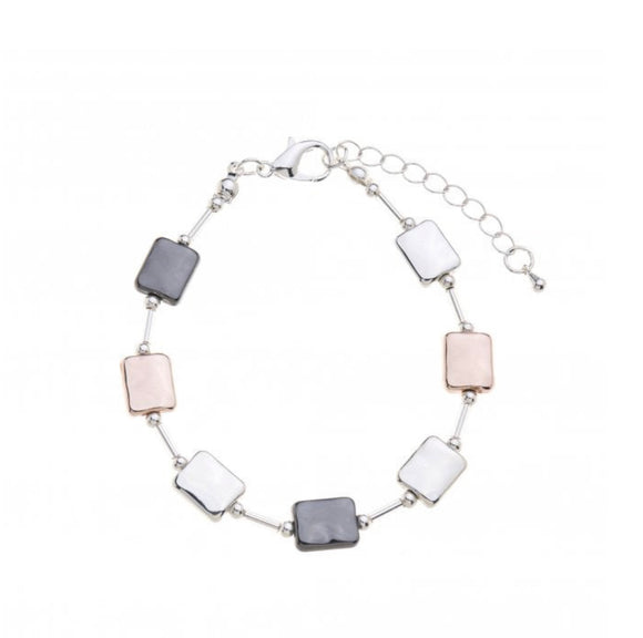 RHODIUM PLATED BRACELET Sajaroo Gifts