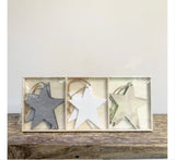Set Of 6 Wooden Star Hangers Sajaroo Gifts